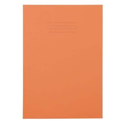 Exercise Books A4 Ruled 8 mm 64 Pages Orange 210 (W) x 297 (H) mm Pack of 50