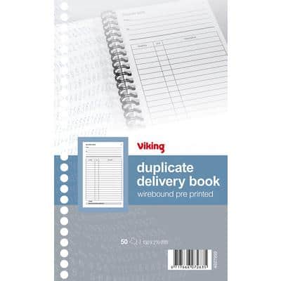 Viking Ruled Duplicate Delivery Book Special format 200 Sheets