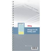 Viking Notepad Special format Ruled Spiral Bound Assorted Perforated 5052541 50 Sheets