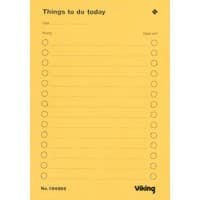 Viking Things To Do Pad A5 80 gsm Ruled 40 Sheets Pack of 5