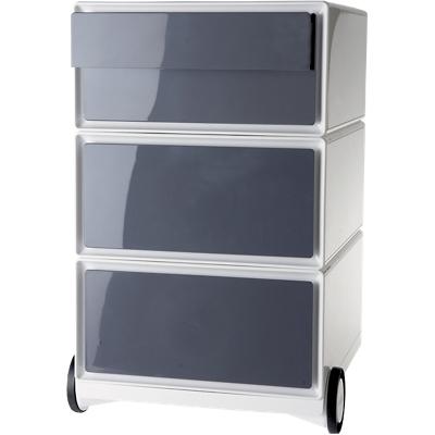 Paperflow Pedestal with 4 Drawers Polystyrene & ABS 390 x 436 x 642mm Grey