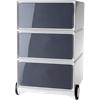 Paperflow Pedestal with 3 Drawers Polystyrene & ABS 390 x 436 x 642mm Anthracite