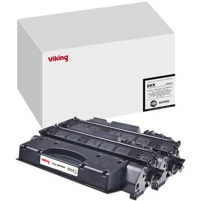 Viking 05X Compatible HP Toner Cartridge CE505XD Black Pack of 2 Duopack