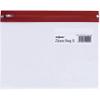 Snopake Zip Lock Bags 12692 A5 Zip PP (Polypropylene) 25.5 (W) x 19 (H) cm Red