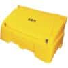 Dandy's Grit Bin 400 L Weatherproof with Lockable Lid Yellow 60 x 89 x 122 cm