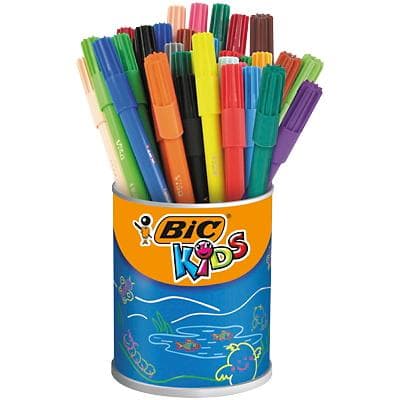 BIC Felt Tip Pen Kids Assorted Pack of 36