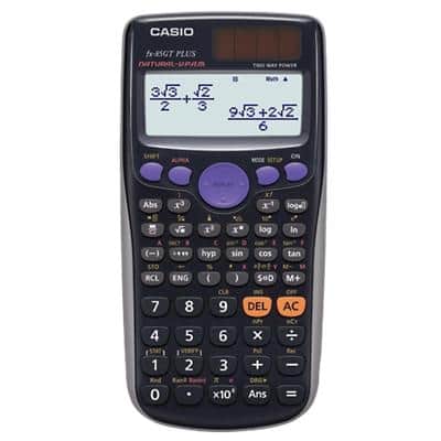 Casio Scientific Calculator FX85GT Plus Black