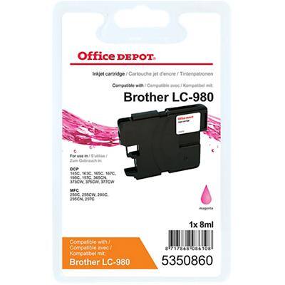 Office Depot Compatible Brother LC980M Ink Cartridge Magenta