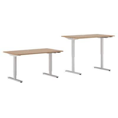 EFG Sit Stand Desk BRO16MRZ4 Beech 1,600 mm  x  800 mm