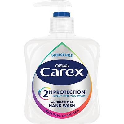 Carex Hand Soap Antibacterial Liquid White OD95085 250 ml
