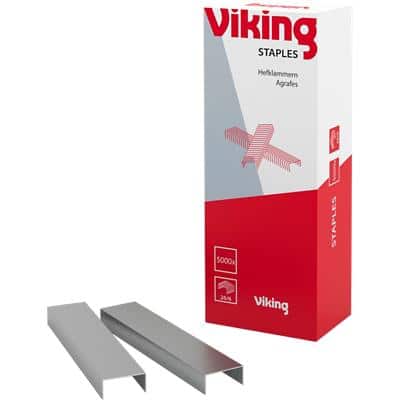 Viking 26/6 Staples 5619465 Metal Silver Pack of 5000