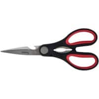 Viking Soft Grip Scissors Suitable for Left-handed People 80 mm Stainless Steel Black, Red