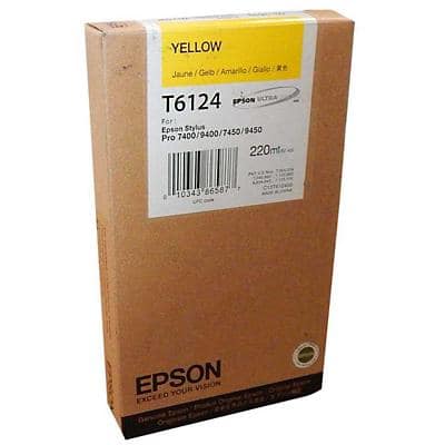 Epson T6124 Original Ink Cartridge C13T612400 Yellow