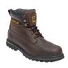 Caterpillar Safety Shoes Leather Size 7 Brown