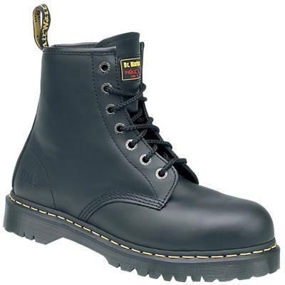 Dr. Martens Safety Boots Leather Size 10 Black