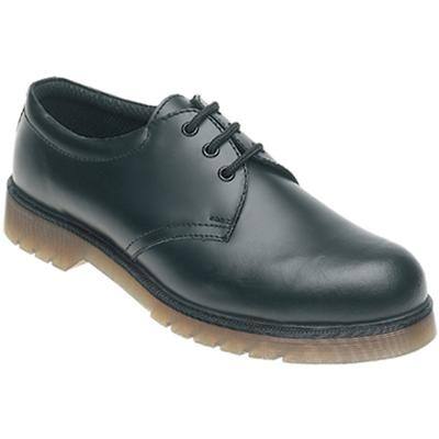 Gibson Safety Shoes Leather Size 5 Black