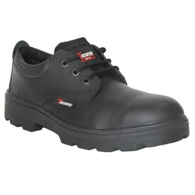 Blackrock Safety Shoes Leather, Steel Size 5 Black
