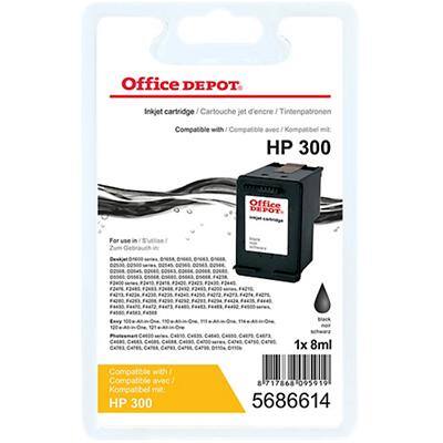 Office Depot Compatible HP 300 Ink Cartridge CC640EE Black