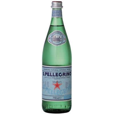 S.Pellegrino Sparkling Mineral Water Natural 12 Bottles of 750 ml