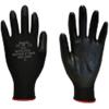 Polyco Matrix P Grip No Gloves PU (Polyurethane) Seamless knitted liner Extra Large (XL) Size 10  Black