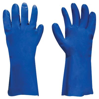 Polyco Gloves Gauntlet Nitrile Unpowdered Size 10 Blue