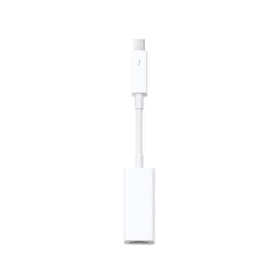 Apple USB Ethernet Adapter MD463ZM/A 1 x Thunderbolt Port of Mac Computer to 1 x RJ-45 Female White