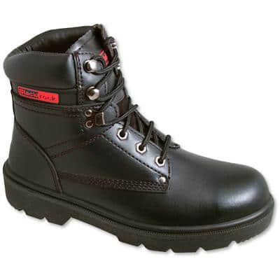 Safety Shoes Leather 5 Black