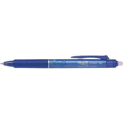 Pilot FriXion Ball Clicker Rollerball Pen Erasable Fine 0.25 mm Blue Pack of 12