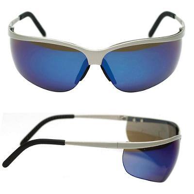 3M Safety Goggles Safety Specs Polycarbonate Silver Frame Blue