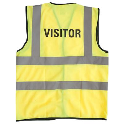Alexandra Vest Hi-Vis Visitor Polyester M Yellow