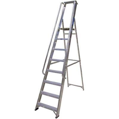 Lyte Ladders Ladder 12 Tread Silver 12 Steps 258 cm