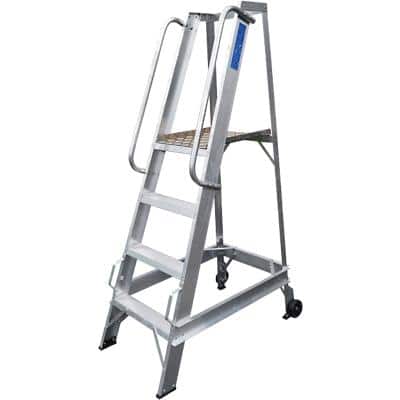 Lyte Ladders Ladder 4 Tread Silver 4 Steps 100 cm