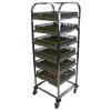 Craven Dishwasher Basket Trolley 173.6 x 112 x 56.5cm Stainless Steel
