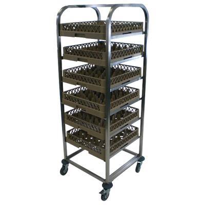 Craven Dishwasher Basket Trolley 173.6 x 112 x 56.5cm Stainless Steel