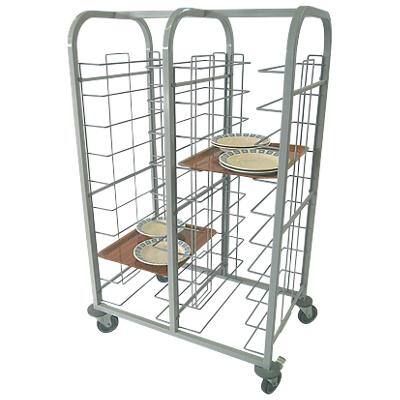 Craven Tray Clearing Trolleys 87.5 x 57.8 x 156.3cm Stainless Steel 12 Levels