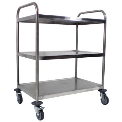 Craven Trolley 3 Tier General Purpose 77.6 x 52.1 x 92.4cm Stainless Steel