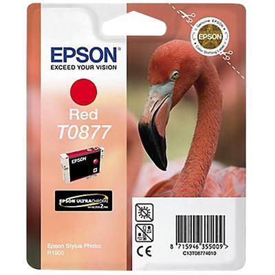 Epson T0877 Original Ink Cartridge C13T08774010 Red