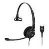 EPOS Impact SC 230 Wired Mono Headset Over the Head With Noise Cancellation With Microphone USB Black
