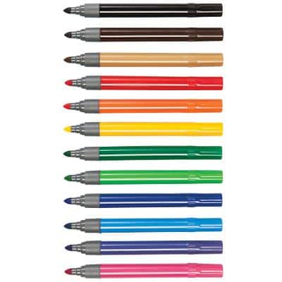 Colourworld Felt Tip Pen Broad Assorted Pack of 144