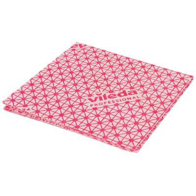 Vileda Cleaning Cloths Red Pack of 5