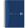 OXFORD Notebook My Notes A5 Ruled Spiral Bound Cardboard Hardback Blue Perforated 100 Pages 100 Sheets Pack of 5