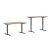 EFG Sit Stand Desk BRO18ME62 Oak 1,800 mm  x  800 mm
