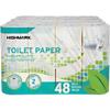 Niceday Professional Toilet Rolls 2 Ply 48 Rolls of 200 Sheets