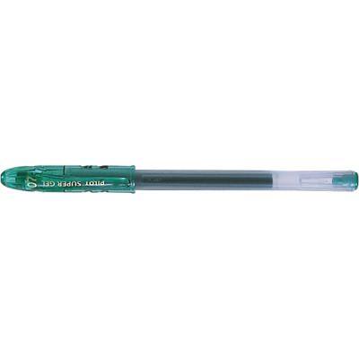Pilot Super Rollerball Pen Medium 0.4 mm Green Pack of 12