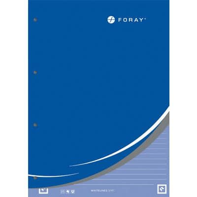 Foray Refill Pads Blue Ruled Perforated A4 29.7 cm 80 Sheets