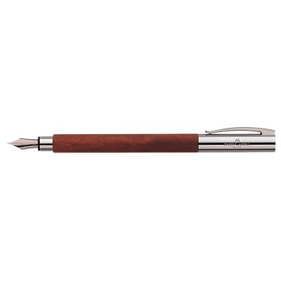 Faber-Castell Ambition Fountain Pen Pear Wood Medium Blue