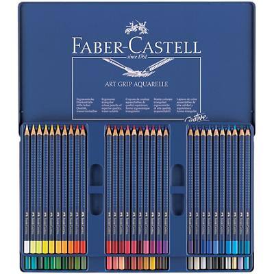 Faber-Castell Colouring Pencils Art Grip Aquarelle 60 Pieces