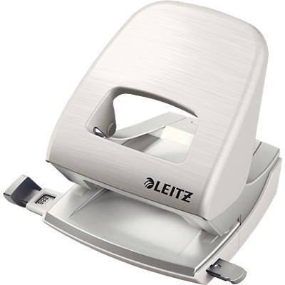 Leitz NeXXt Style Metal 2 Hole Punch 5006 30 Sheets Arctic White
