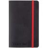 OXFORD Journal Black n' Red A6 Ruled Casebound Cardboard Soft Cover Black, Red 144 Pages