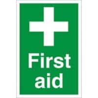 First Aid Sign First Aid PVC 30 x 20 cm